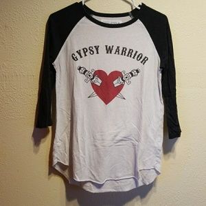 Gypsy Warrior baseball style shirt