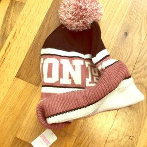 💕⭐️pink nation victorias secret vs pink beanie💕