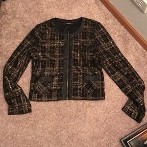 Beautiful gold and black blazer jacket