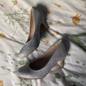 Size 5.5 Silver Heels