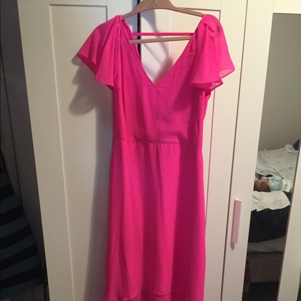 ASOS hi low midi dress