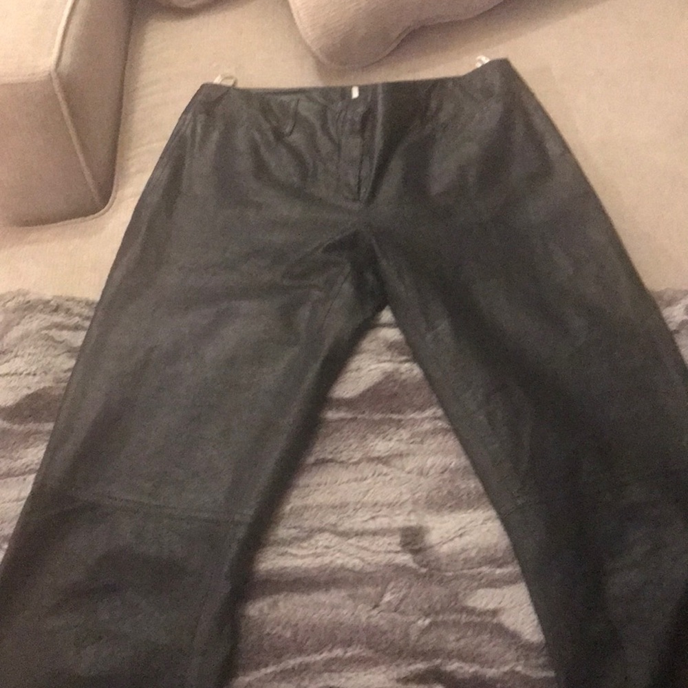 Max Studio BCBG leather pants