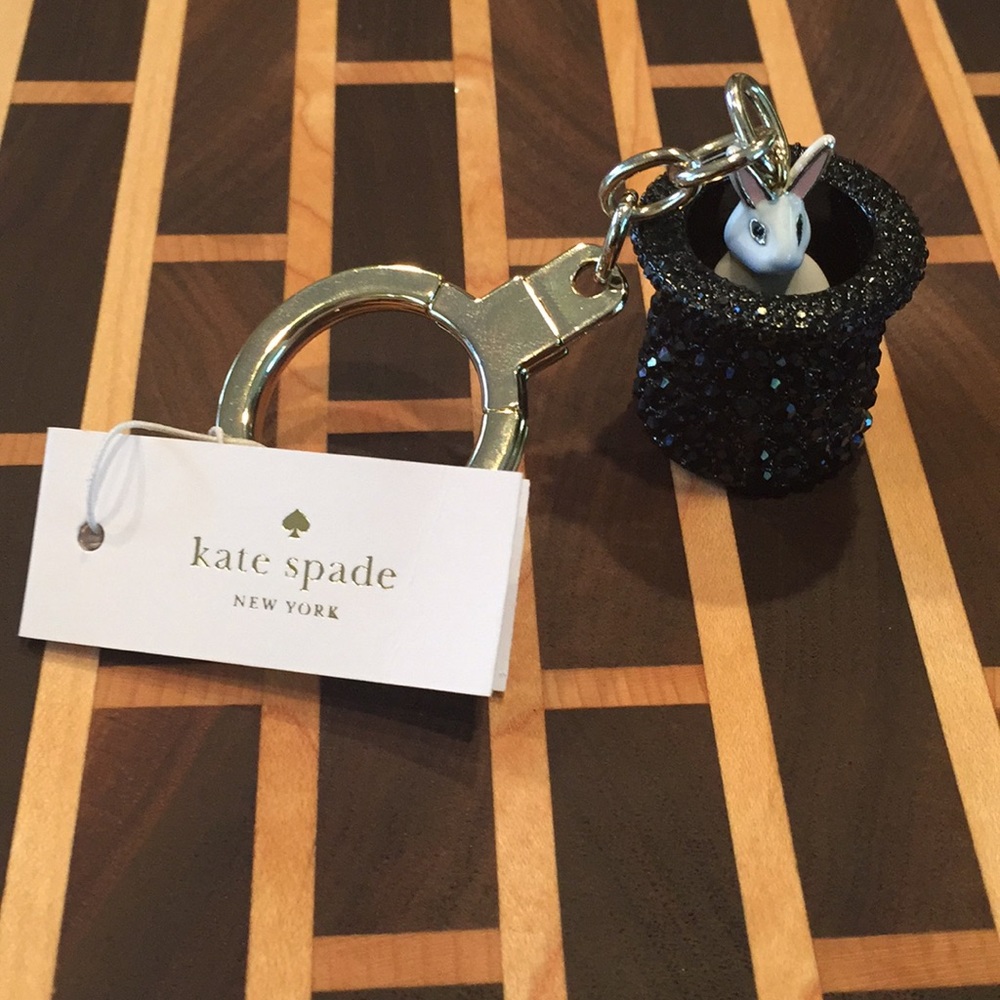 KATE SPADE rabbit purse keychain