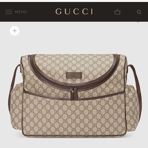 Gucci diaper bag