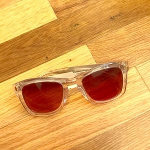 Tory burch rose tinted transparent sunglasses🖤🖤