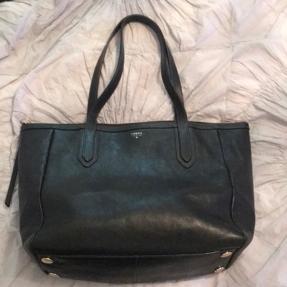 Fossil leather bag