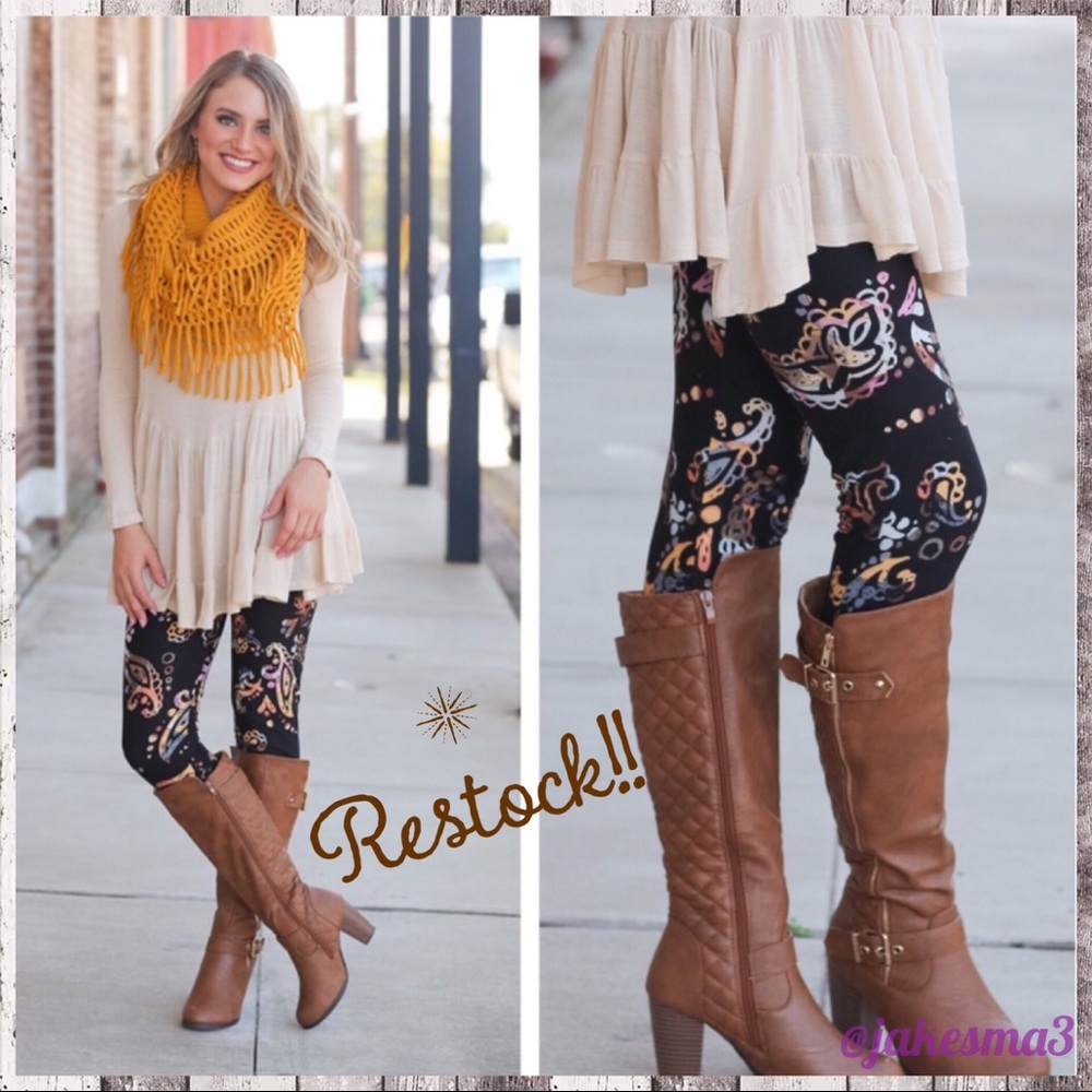 🍁PAISLEY PRINT LEGGINGS 🍁
