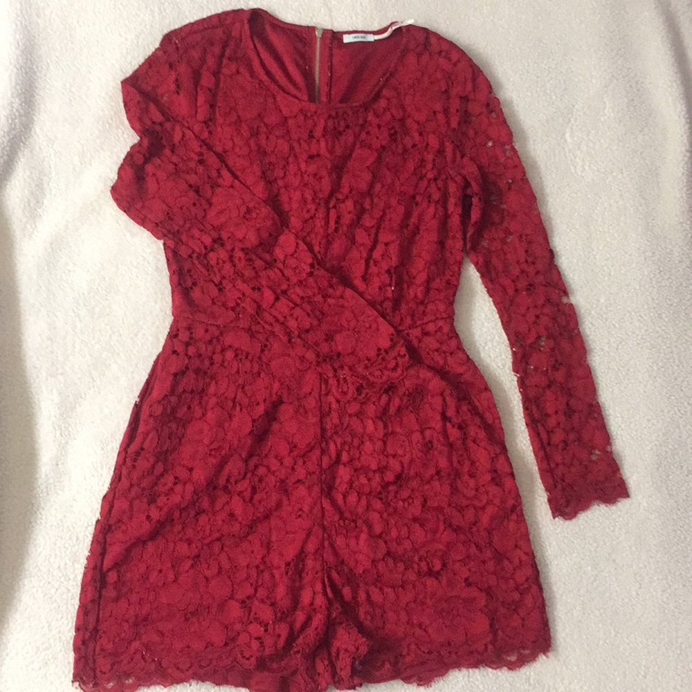 Red Sexy Romper