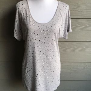 INC grey decorative t-shirt