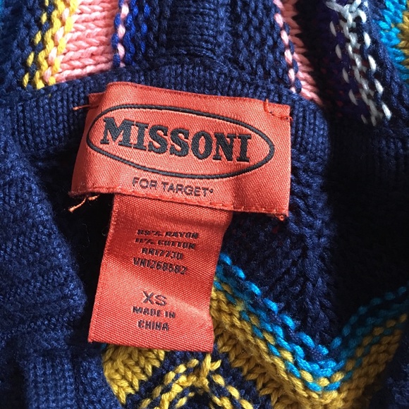 NWOT MISSONI for TARGET COZY COLORFUL CARDIGAN 🍒 - Picture 2 of 8