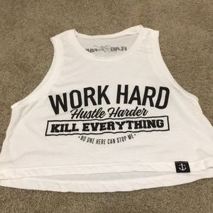 Work Hustle Kill Crop Tank