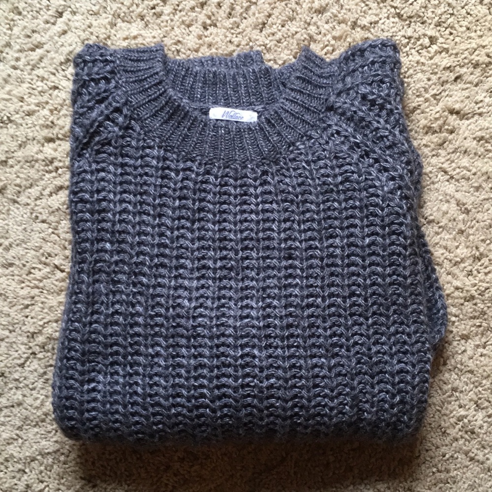 Madewell Wallace fisherman sweater