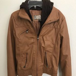 Ci Sono faux leather jacket