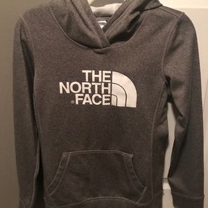 Heathered Grey NorthFace Hoodie