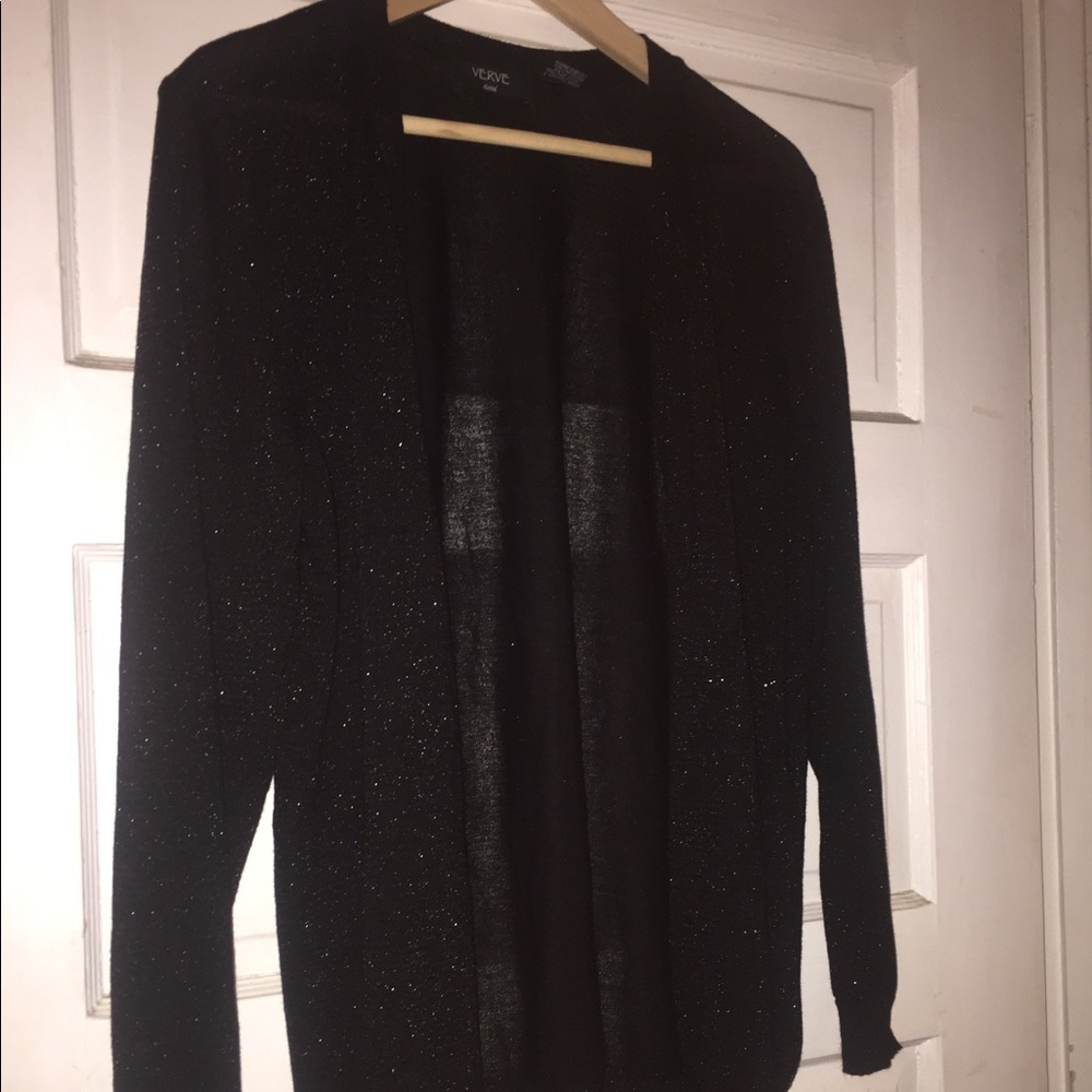 Black sparkly sweater