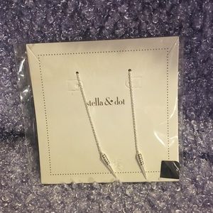Stella &Dot reversible dangle earrings