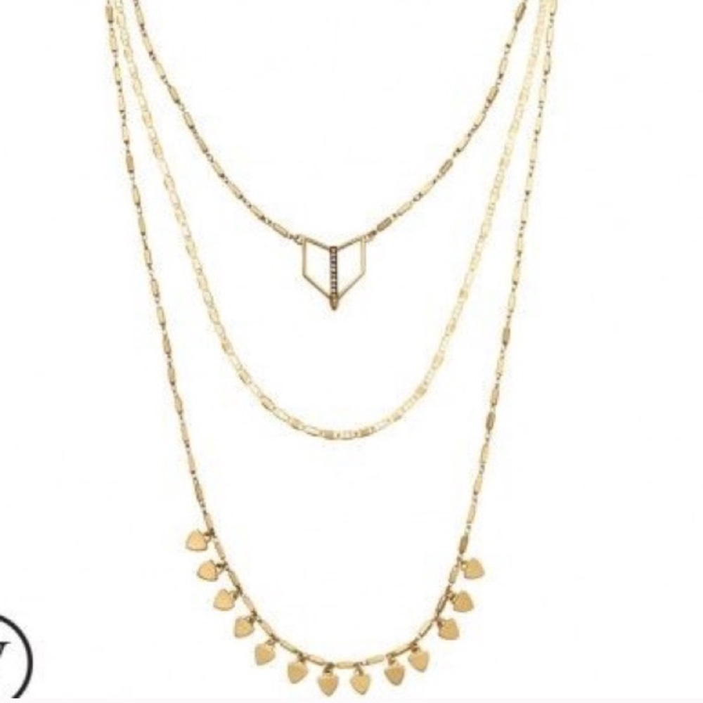 Stella &a Dot Terra necklace and earring SET
