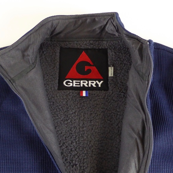Gerry Fleece Jacket Men's XXL polyester blue type Vintage Second Hand