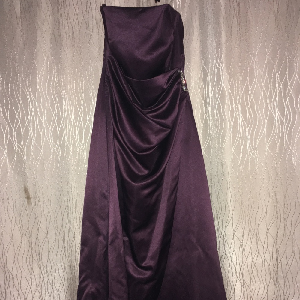 Purple prom dress
