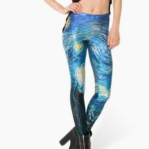 Black Milk Starry Night 2.0 van gogh leggings
