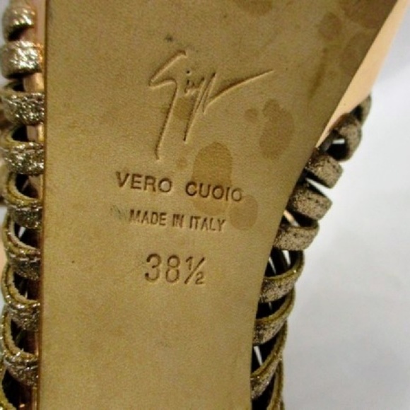 Guiseppe Zanotti Design Gladiator Sandal Heels 8 - Picture 5 of 6