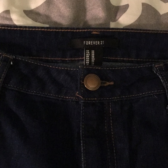 Forever 21 - WORN ONCE Blue Skinny Jeans SIZE 12 - Picture 1 of 4