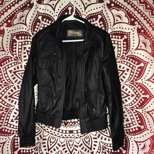 Fake leather jacket