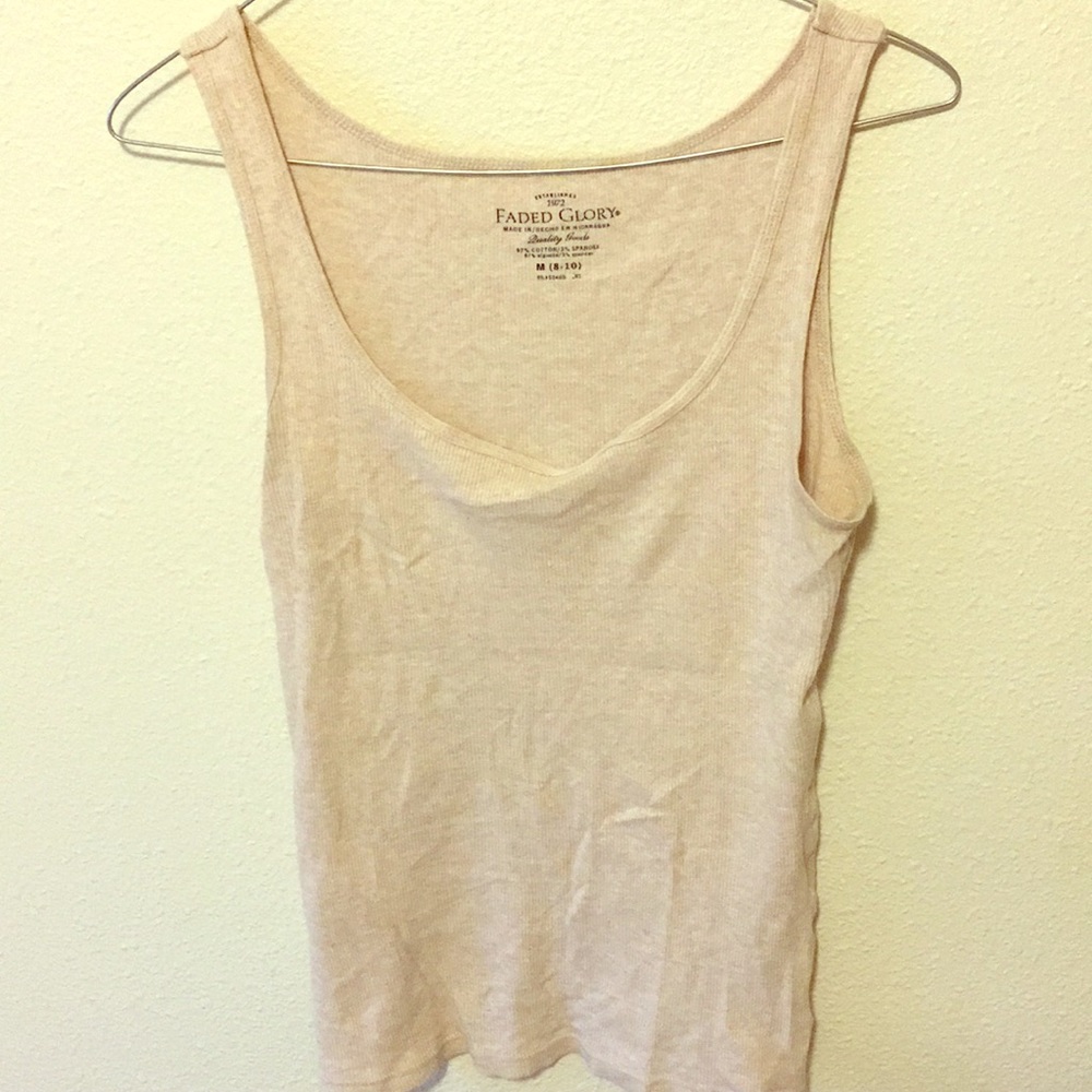 Creme tank top