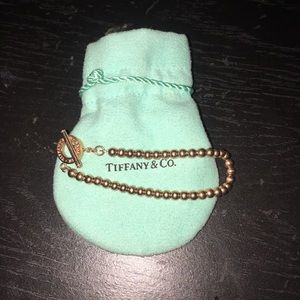 Tiffany rose gold bracelet.