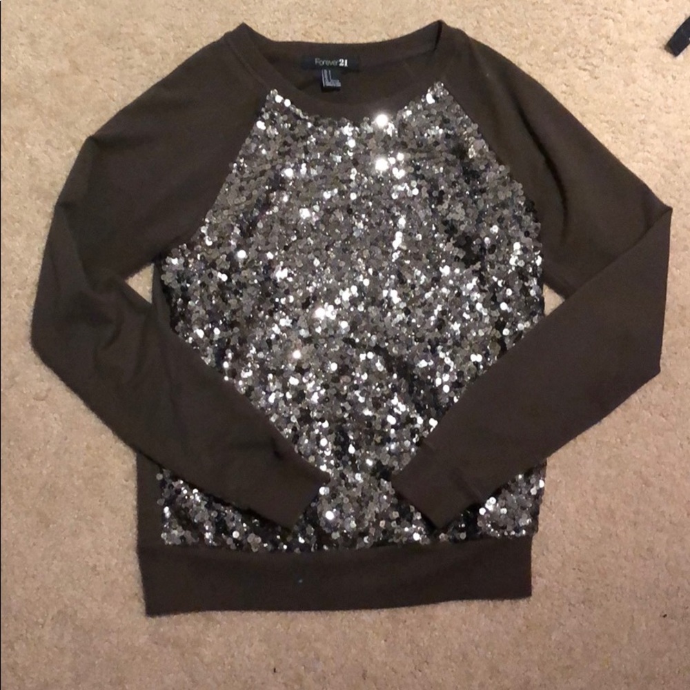 Sequin sweater