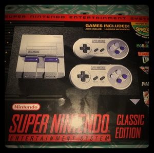 Classic super Nintendo  Authentic game system