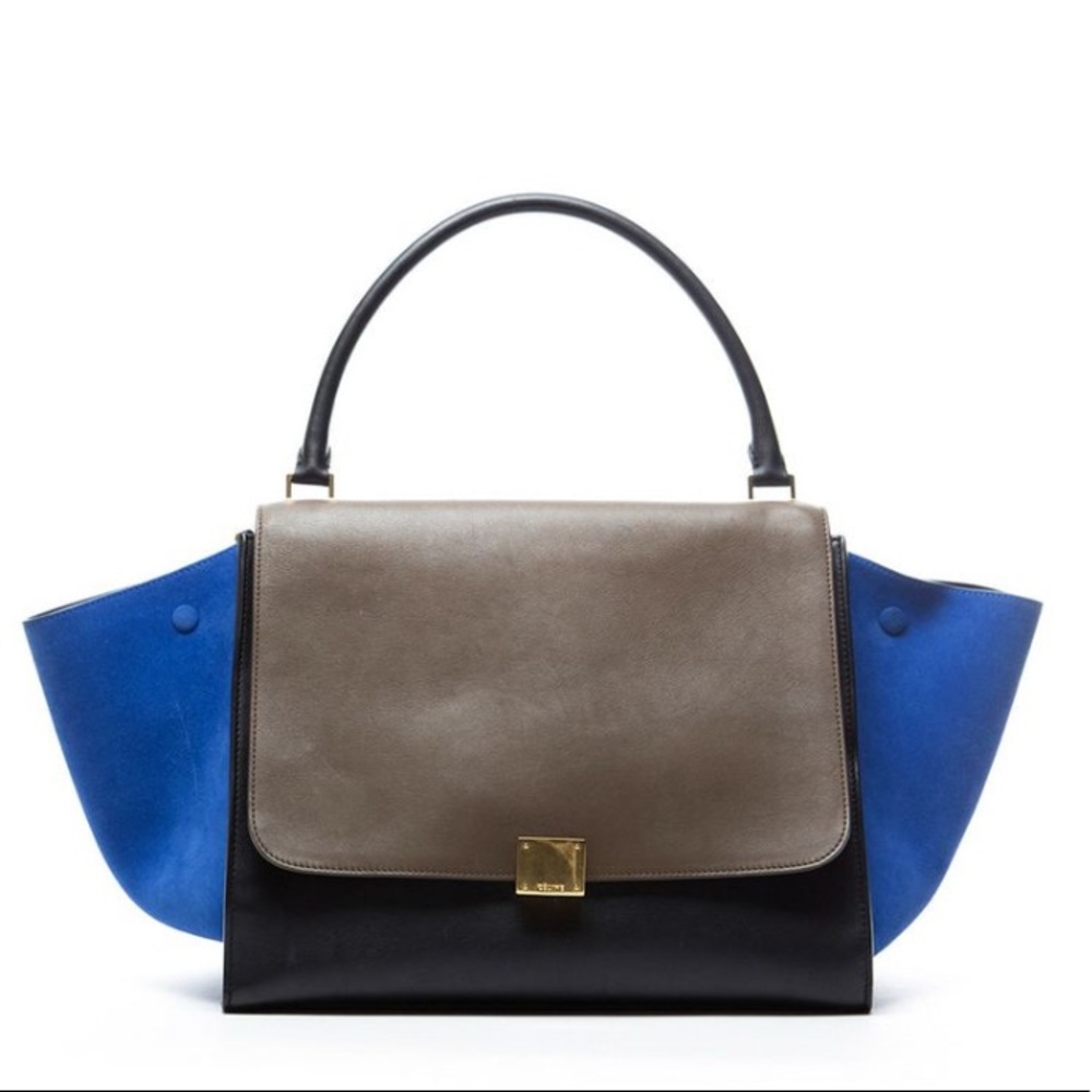 Limited edition Celine large Tricolor Trapeze Bag