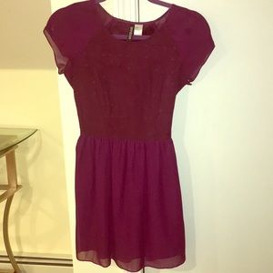 Cranberry H AND M dress