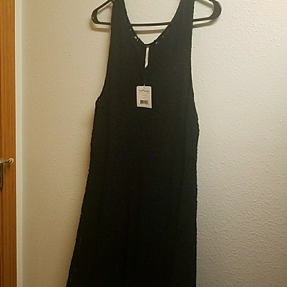 Free People Little Black Holiday Dress