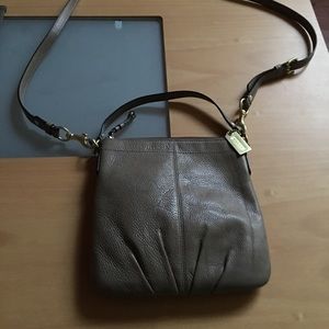 Coach mushroom color cross body bag
