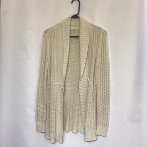 Cream sweater cardigan