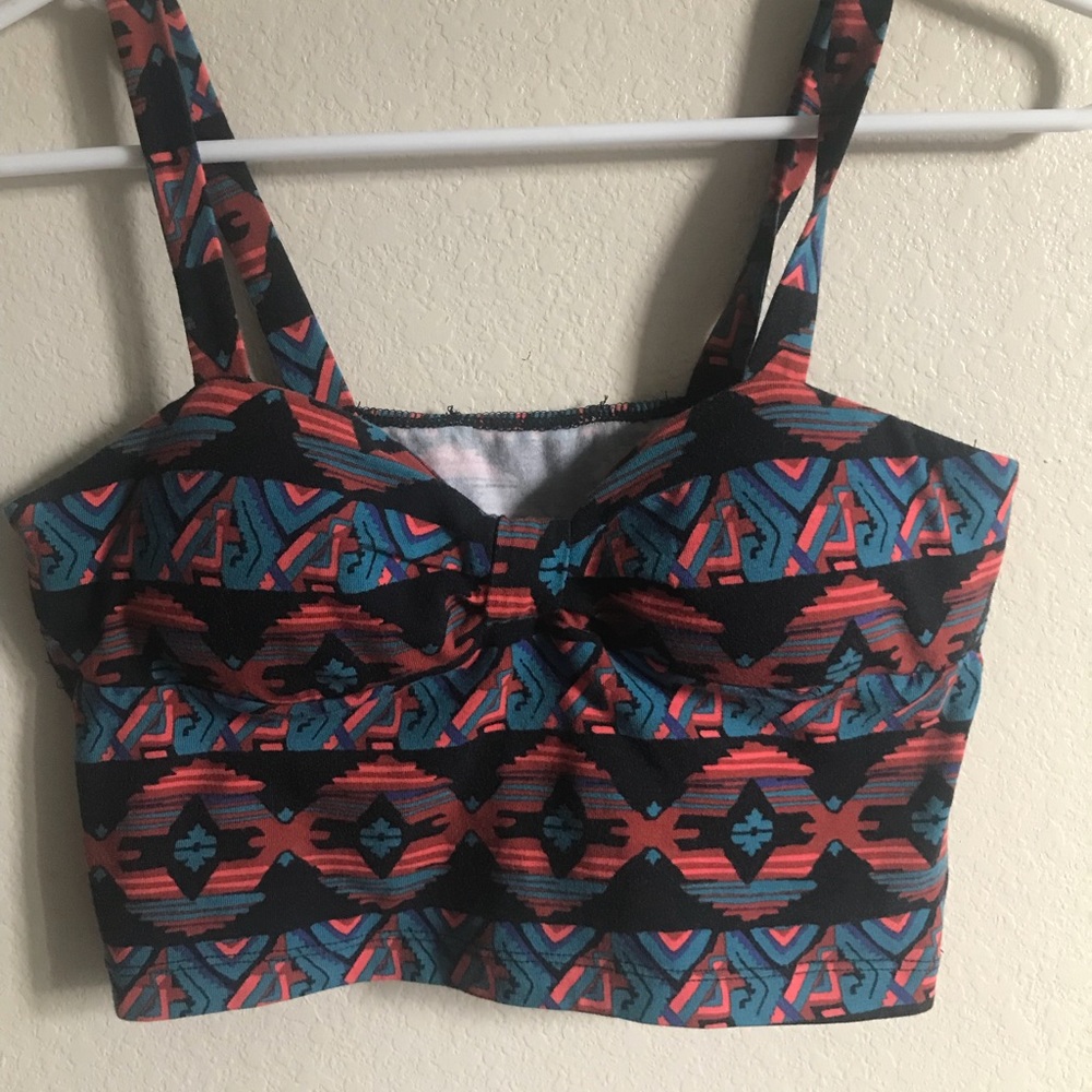 Colorful crop top