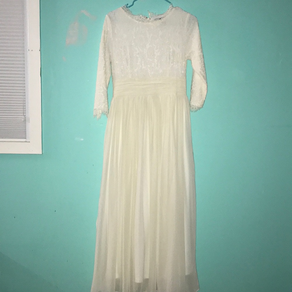 Cream dress