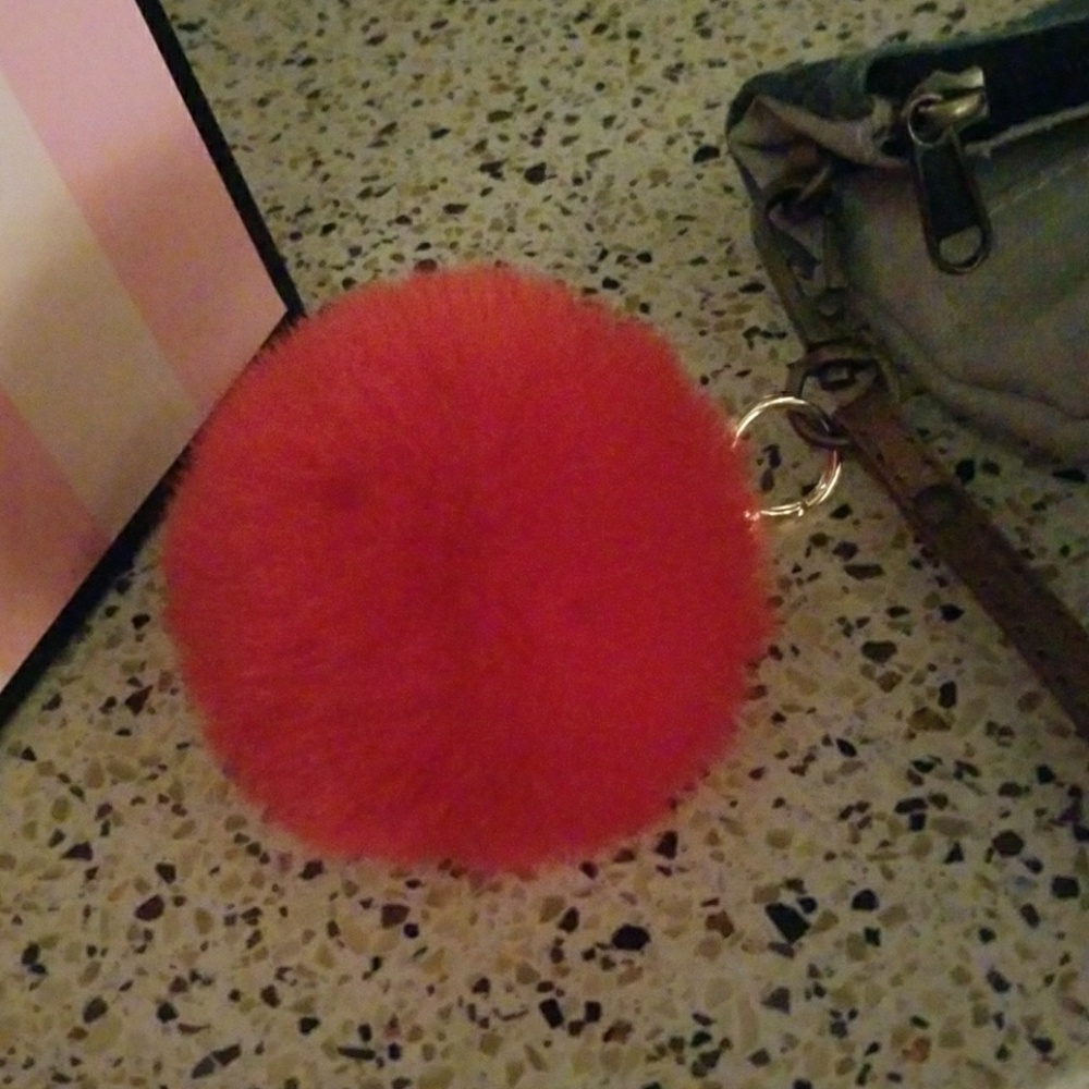 Red poof ball