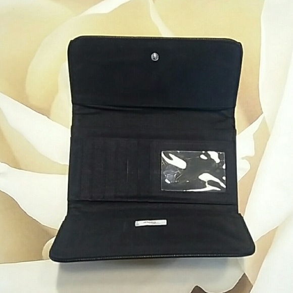 Cute black little wallet with bow - Picture 3 of 4