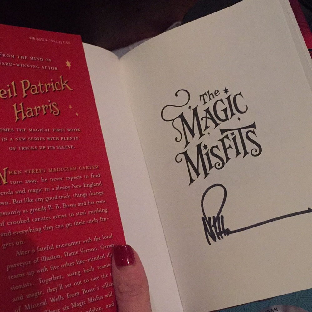 NPH Magic Misfits AUTOGRAPHED Neil Patrick Harris