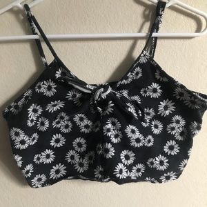Sunflower crop top/bandeau
