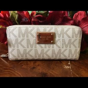 White MK Wallet