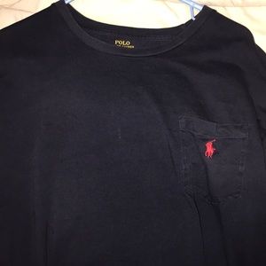 Long sleeve polo shirt