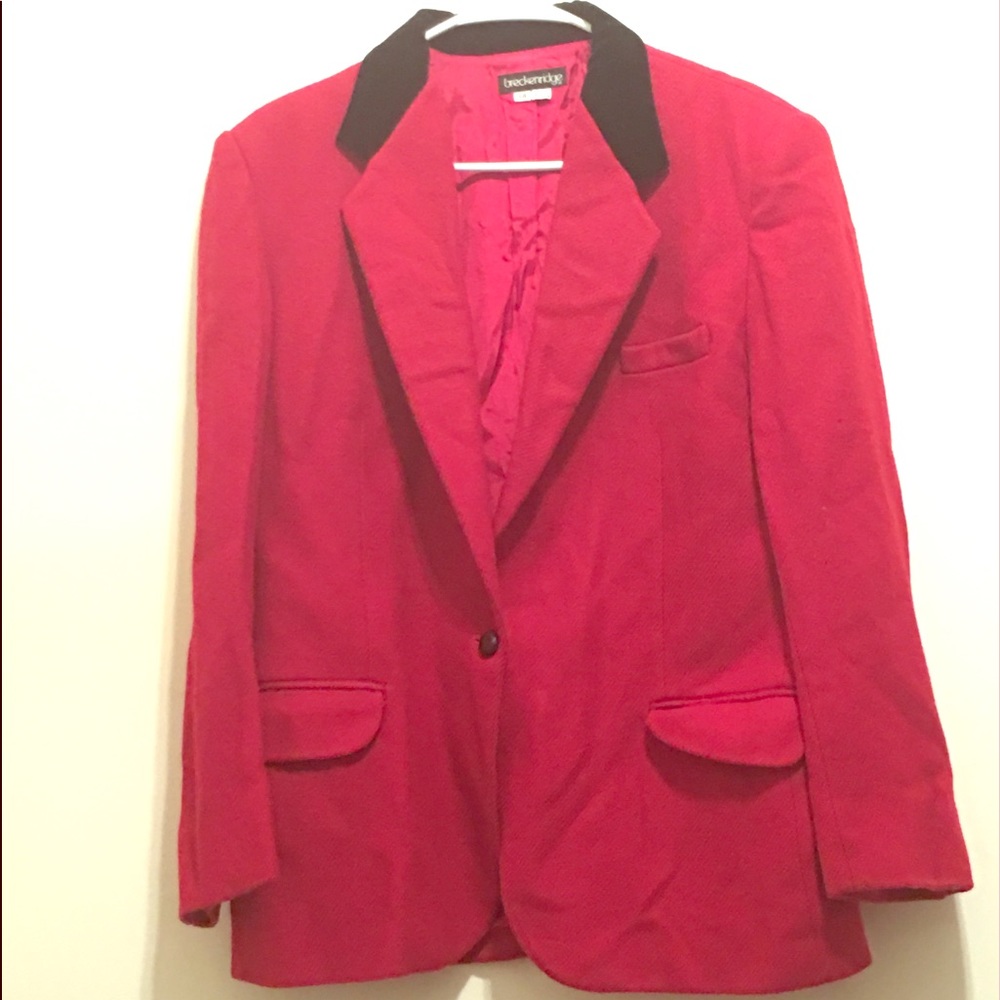 Red blazer