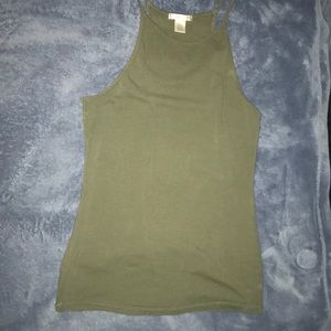 Dark green tank top