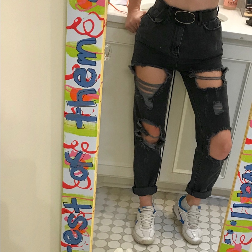 ripped BDG jeans