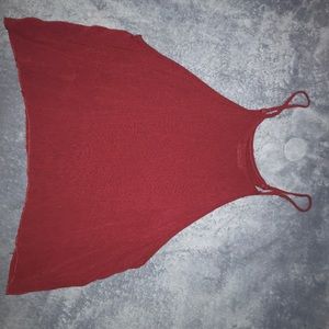 Burgundy tank top