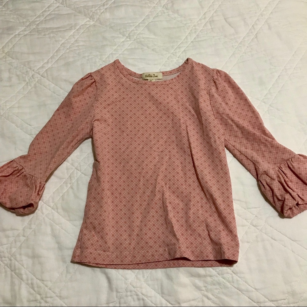 Matilda Jane ruffle sleeve top