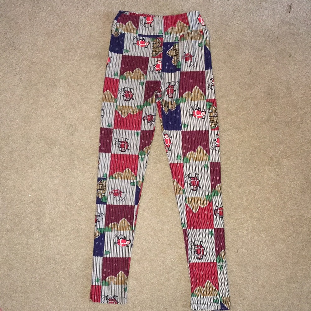 Lularoe tween holiday leggings